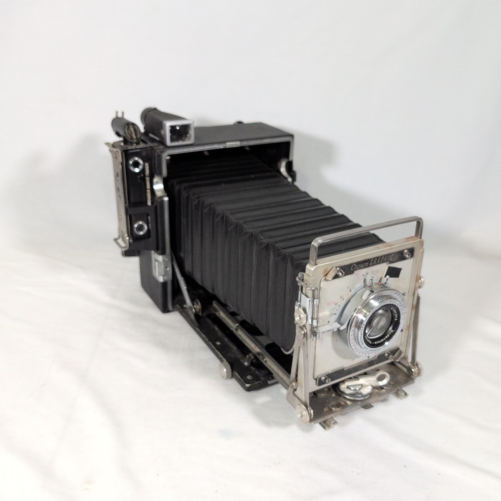 GRAFLEX 4X5 CROWN GRAPHIC WITH Rodenstock-Ysarex 127mm f/4.7 lens